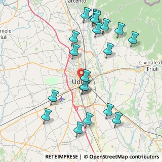 Mappa , 33100 Udine UD, Italia (9.0925)