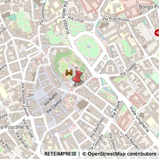 Mappa Via Daniele Manin, 4, 33100 Udine, Udine (Friuli-Venezia Giulia)