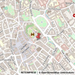 Mappa Via Daniele Manin, 8, 33100 Udine, Udine (Friuli-Venezia Giulia)