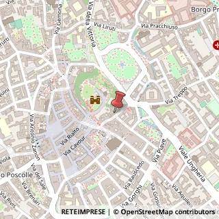 Mappa Via Daniele Manin, 14, 33100 Udine, Udine (Friuli-Venezia Giulia)
