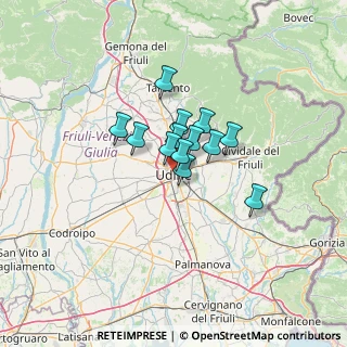 Mappa , 33100 Udine UD, Italia (7.45538)
