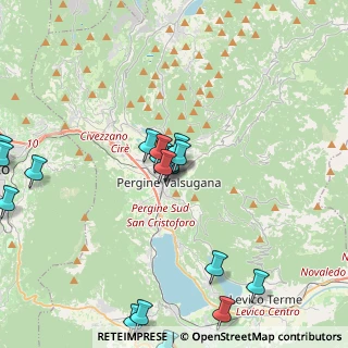 Mappa Via Baratieri, 38057 Pergine Valsugana TN, Italia (4.99684)