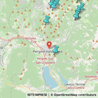 Mappa Via delle Pive, 38057 Pergine Valsugana TN, Italia (6.83167)