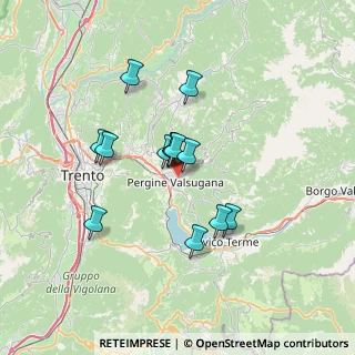 Mappa Via delle Pive, 38057 Pergine Valsugana TN, Italia (5.38538)