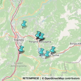 Mappa Via delle Pive, 38057 Pergine Valsugana TN, Italia (4.58133)