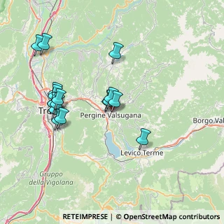 Mappa Via Baratieri, 38057 Pergine Valsugana TN, Italia (7.45176)
