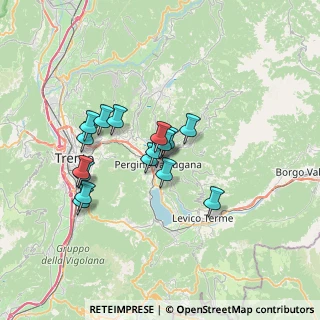 Mappa Via delle Pive, 38057 Pergine Valsugana TN, Italia (5.45375)