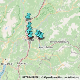 Mappa Via Baratieri, 38057 Pergine Valsugana TN, Italia (8.48059)