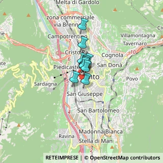 Mappa Vicolo al Nuoto, 38122 Trento TN, Italia (0.76909)