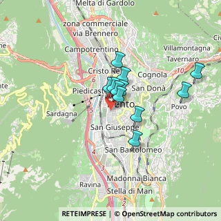 Mappa Vicolo al Nuoto, 38122 Trento TN, Italia (1.19636)