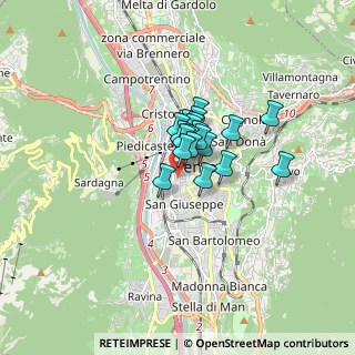 Mappa Vicolo al Nuoto, 38122 Trento TN, Italia (0.8565)