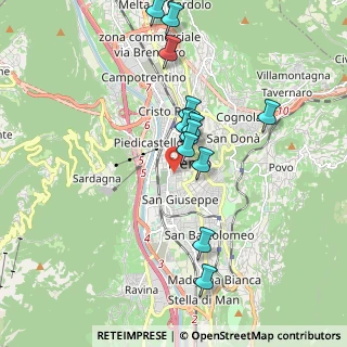 Mappa Vicolo al Nuoto, 38122 Trento TN, Italia (1.69308)