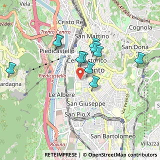 Mappa Vicolo al Nuoto, 38122 Trento TN, Italia (0.80636)