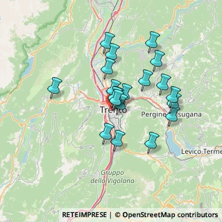 Mappa Vicolo al Nuoto, 38122 Trento TN, Italia (5.775)