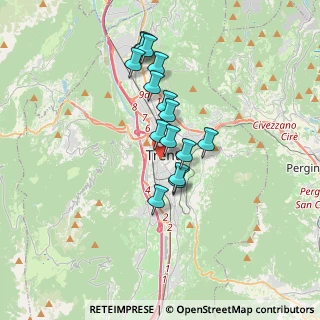 Mappa Vicolo al Nuoto, 38122 Trento TN, Italia (2.80733)