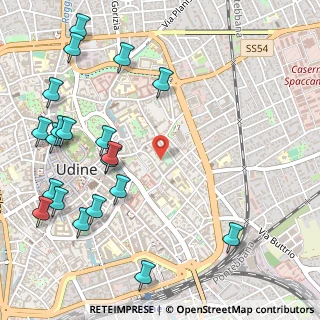 Mappa Via Padre Luigi Scrosoppi, 33100 Udine UD, Italia (0.6875)