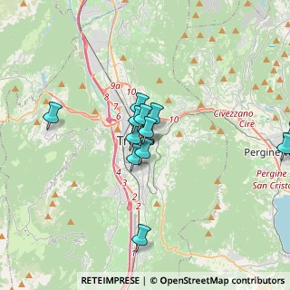 Mappa Via Zara, 38100 Trento TN, Italia (3.04917)