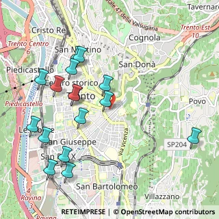 Mappa Via Zara, 38100 Trento TN, Italia (1.13063)