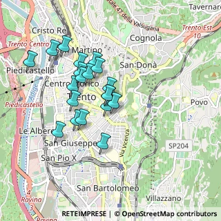 Mappa Via Zara, 38100 Trento TN, Italia (0.7645)