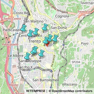 Mappa Via Zara, 38100 Trento TN, Italia (0.68364)