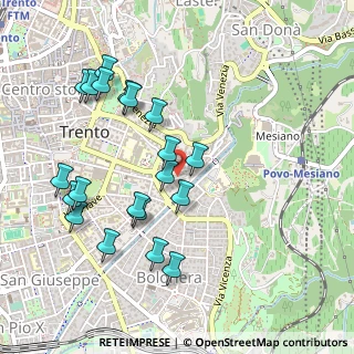 Mappa Via Zara, 38100 Trento TN, Italia (0.5065)