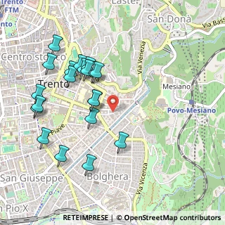 Mappa Via Zara, 38100 Trento TN, Italia (0.514)