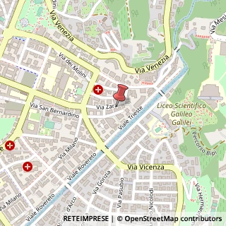 Mappa Via Zara, 22, 38122 Trento, Trento (Trentino-Alto Adige)