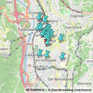 Mappa Via Santa Croce, 38122 Trento TN, Italia (0.5765)
