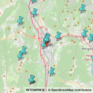 Mappa Via Santa Croce, 38122 Trento TN, Italia (5.6725)