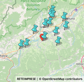 Mappa Quartiere Salvo D'Acquisto, 32026 Borgo Valbelluna BL, Italia (6.70385)