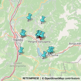 Mappa Ospedale Villa Rosa, 38057 Pergine Valsugana TN, Italia (5.49692)