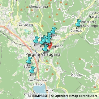 Mappa Ospedale Villa Rosa, 38057 Pergine Valsugana TN, Italia (1.29273)