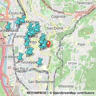 Mappa Viale Nepomuceno Bolognini, 38122 Trento TN, Italia (0.949)
