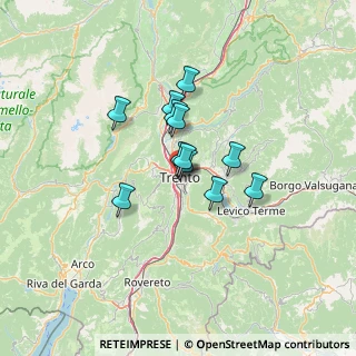 Mappa Vicolo Cristoforo Madruzzo, 38122 Trento TN, Italia (8.6375)
