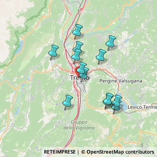 Mappa Vicolo Cristoforo Madruzzo, 38122 Trento TN, Italia (6.52385)
