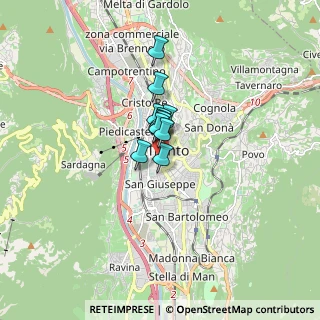 Mappa Vicolo Cristoforo Madruzzo, 38122 Trento TN, Italia (0.79091)