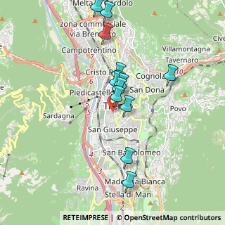 Mappa Vicolo Cristoforo Madruzzo, 38122 Trento TN, Italia (1.64846)