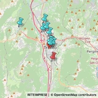 Mappa Vicolo Cristoforo Madruzzo, 38122 Trento TN, Italia (2.21091)