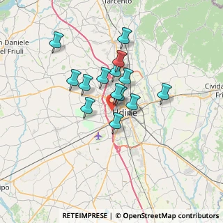 Mappa Eni Station Pv.52834 Monsignor G. Nogara NORD EST, 33100 Udine UD, Italia (5.13571)