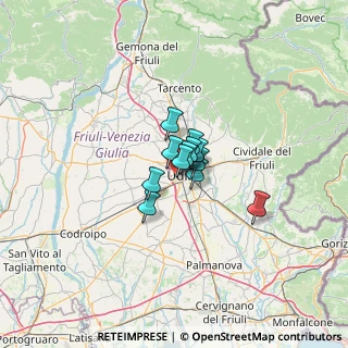 Mappa Eni Station Pv.52834 Monsignor G. Nogara NORD EST, 33100 Udine UD, Italia (5.40583)