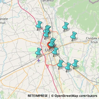 Mappa Via Erasmo Valvason, 33100 Udine UD, Italia (5.72462)
