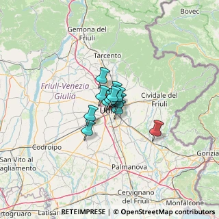 Mappa Via Erasmo Valvason, 33100 Udine UD, Italia (5.115)