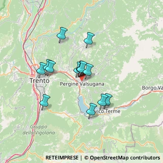 Mappa Via Canopi, 38057 Pergine Valsugana TN, Italia (5.55214)