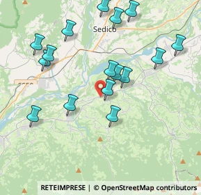 Mappa Via Tempietto, 32026 Mel BL, Italia (4.05813)