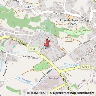 Mappa Via delle Soiane, 8, 38050 Scurelle, Trento (Trentino-Alto Adige)
