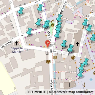 Mappa Via Cecilia Deganutti, 33100 Udine UD, Italia (0.0775)