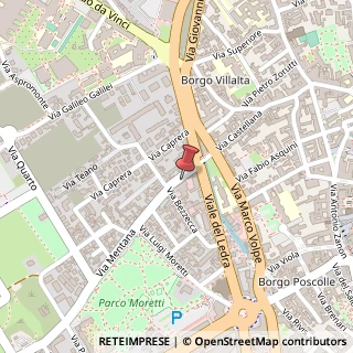 Mappa Via Mentana, 10, 33100 Udine, Udine (Friuli-Venezia Giulia)