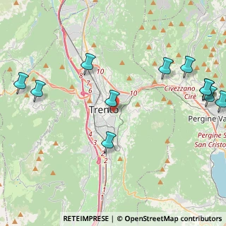 Mappa Viale Bolognini, 38122 Trento TN, Italia (5.73083)