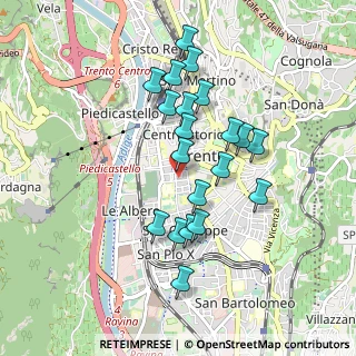 Mappa Via XXIV Maggio, 38100 Trento TN, Italia (0.803)