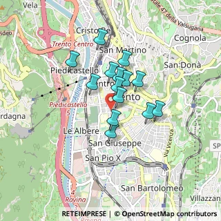 Mappa Via del Travai, 38122 Trento TN, Italia (0.60143)